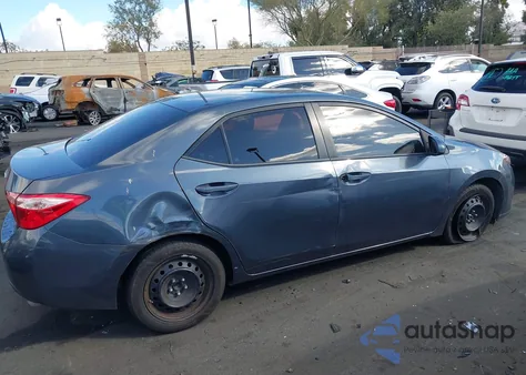 2018 Toyota Corolla Le from USA, damaged, VIN 5YFBURHE8JP852623